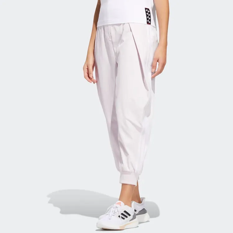 Adidas Knitted Sweatpants Women's Pink-2