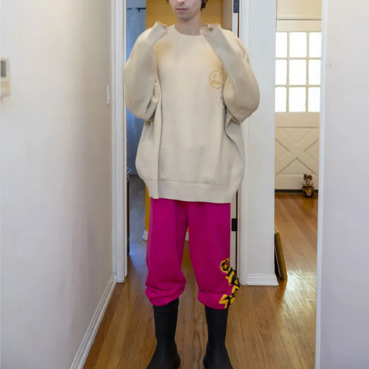 Drew House Sketch Mascot Waffle Sweater-4
