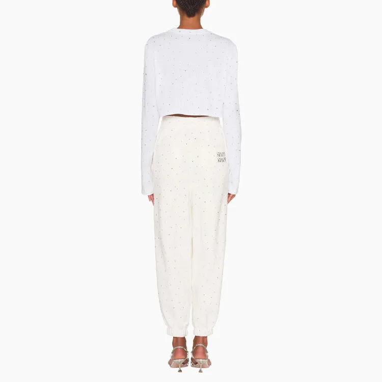 MIU MIU Crop Tops Women's White-2