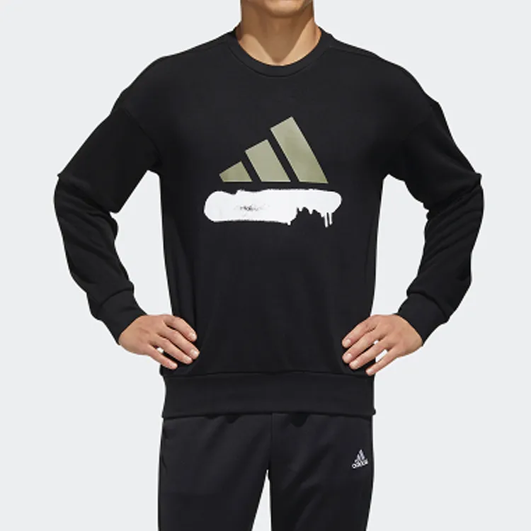 Adidas Sweatshirts Men Black-3