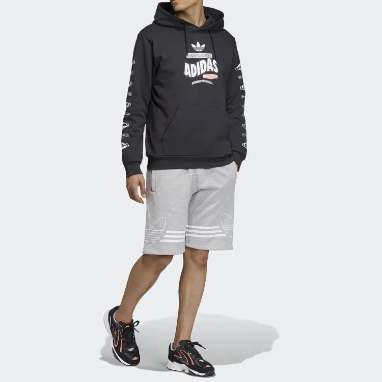 Adidas Originals Casual Shorts Men's Medium Heather Gray-2