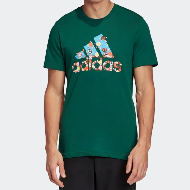 Adidas T Shirt Men's Forest Green-2