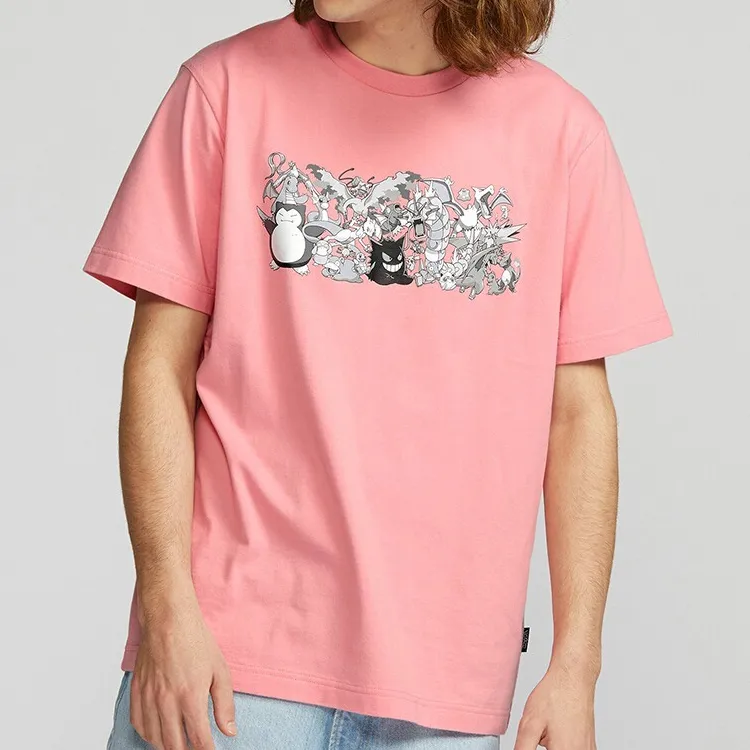 UNIQLO Pokémon Co Branded Series T Shirt Unisex Pink-1