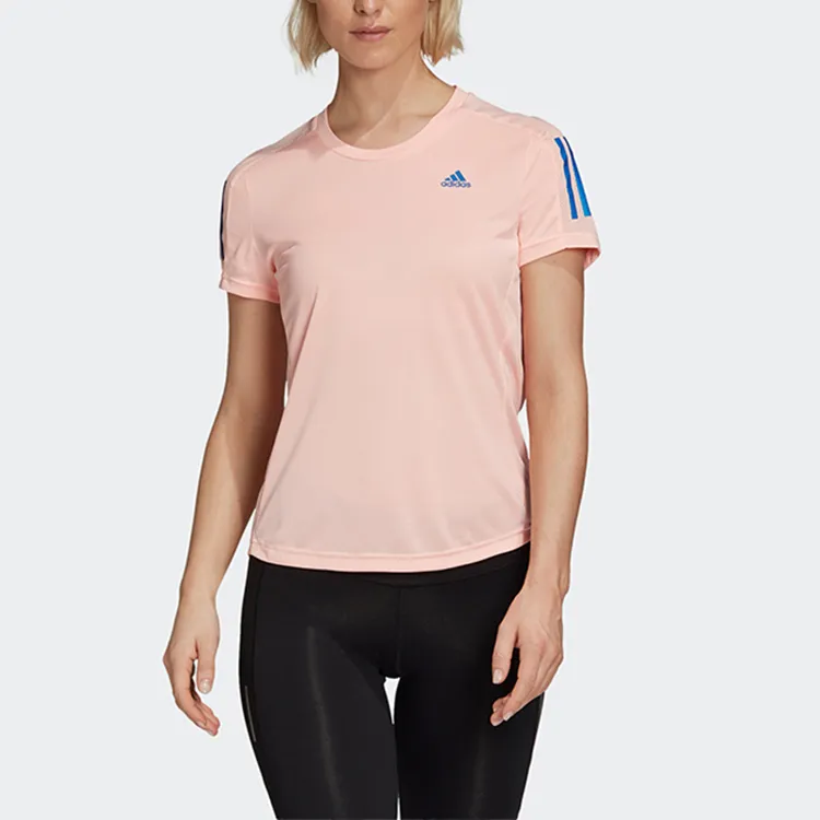 Adidas T-Shirts Women's Coral Pink-2