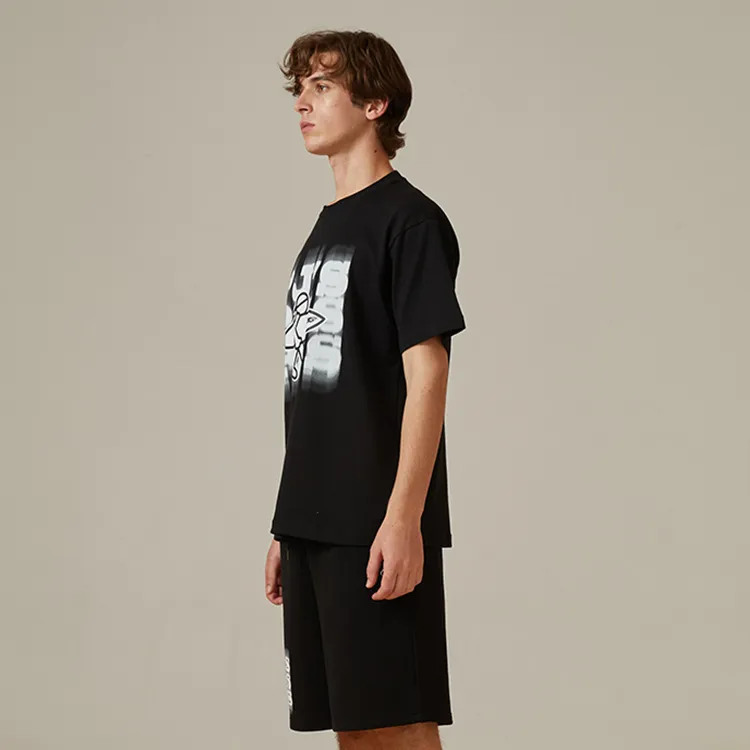 PJ's Vigor Straight T Shirt Unisex Black-3