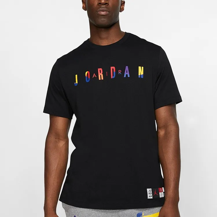 Jordan Set-in Sleeve T-Shirt Men's Black-3