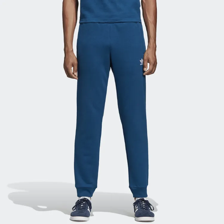 Adidas Originals Knitted Sweatpants Men Marine Blue-3