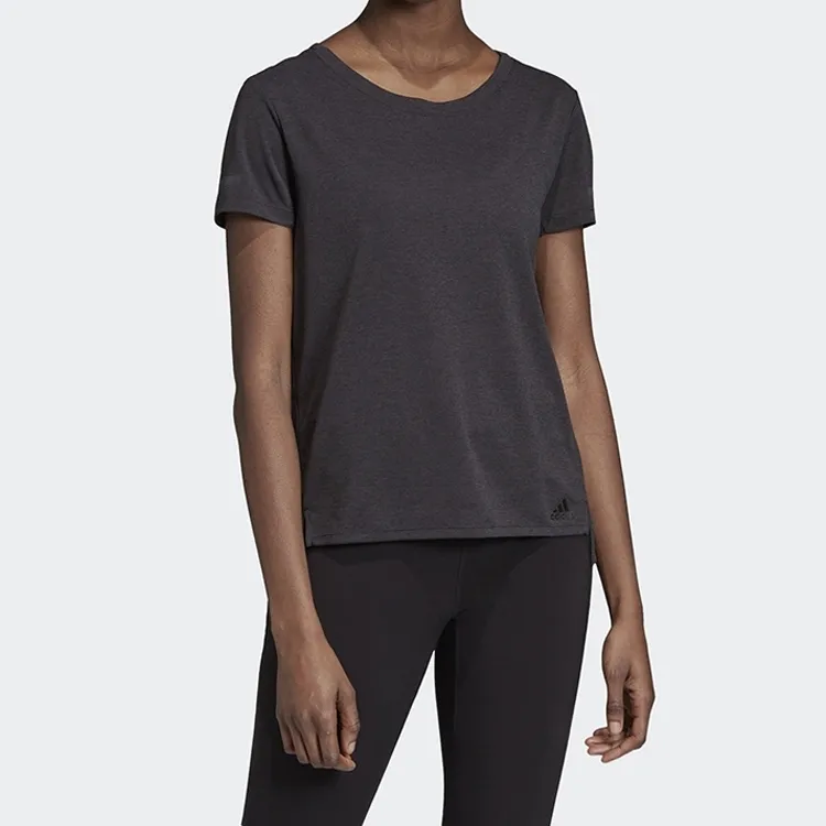 Adidas T Shirts Women's Ice Metallic Black-2