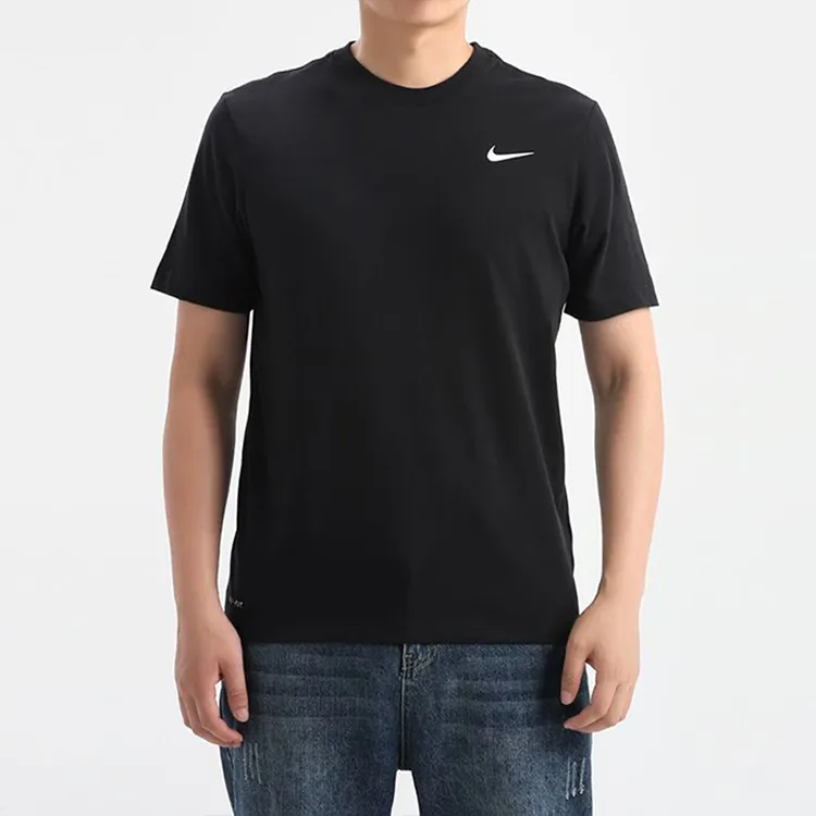 Nike T Shirts Men Black-3