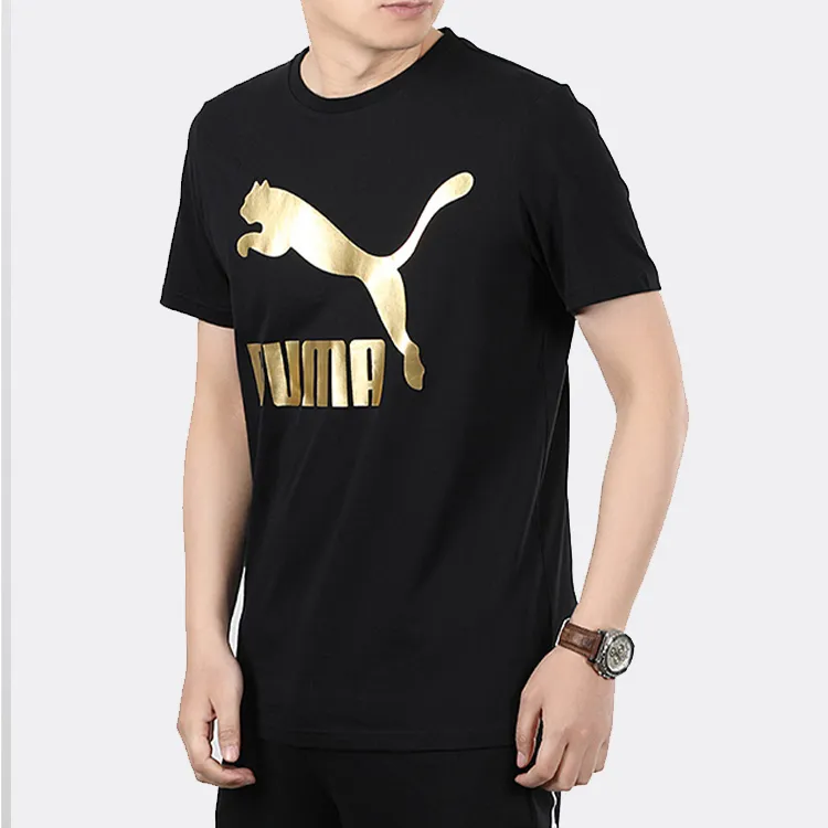 PUMA Set-in Sleeve T-Shirt Men's Black-4