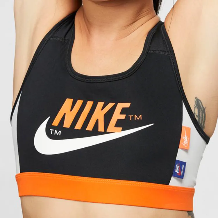 Nike Dri Fit Sports Underwear Women's Black White Orange-4