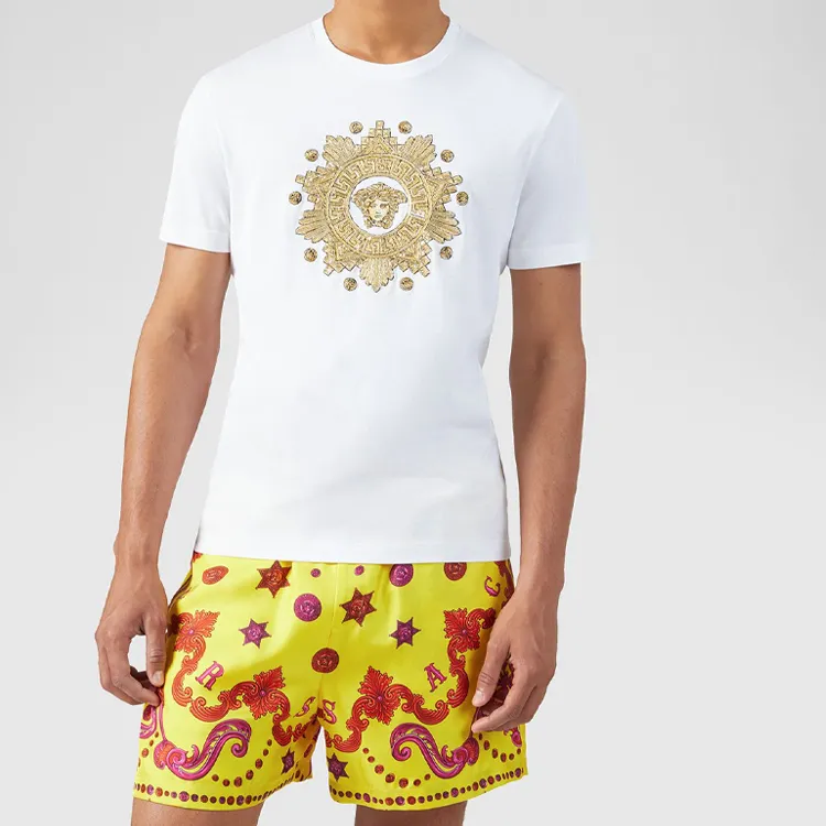 VERSACE T Shirts Men White-2