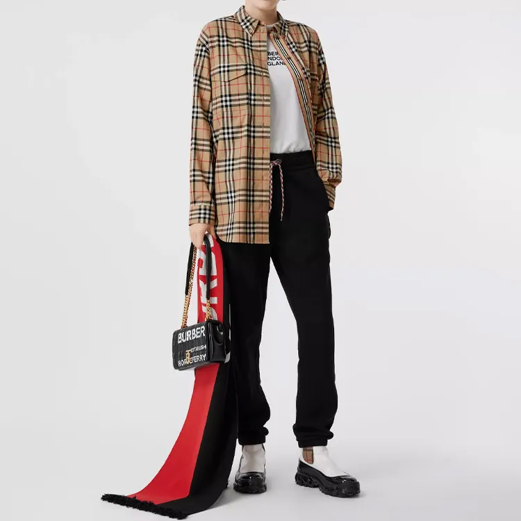 Burberry Vintage Check Oversized Shirt-1