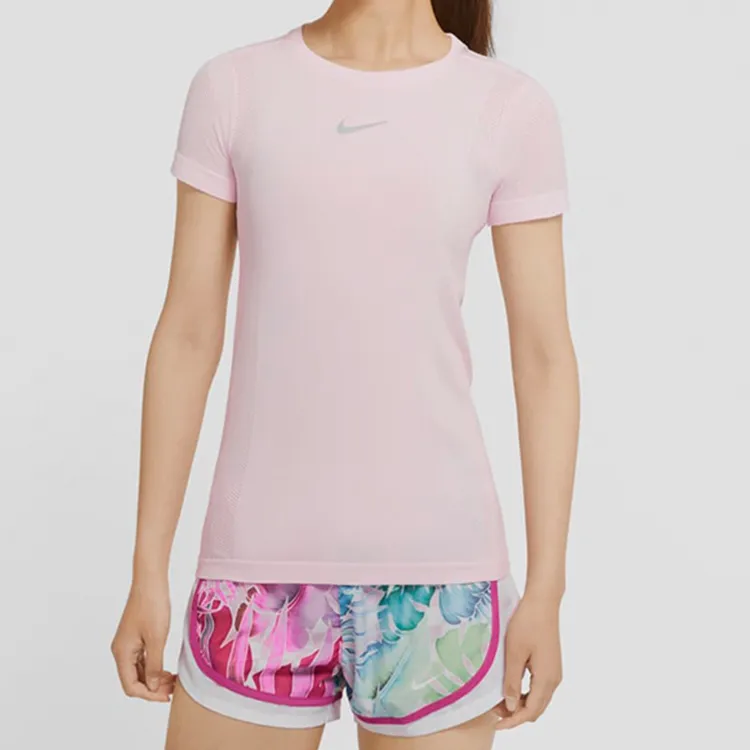 Nike Set-in Sleeve T-Shirt Women's Foam Pink-2