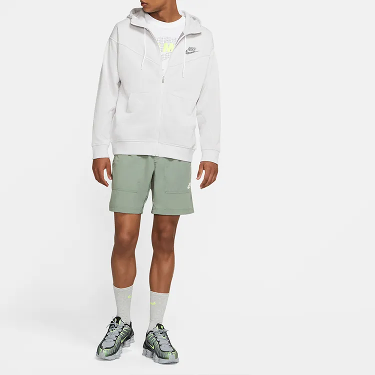 Nike Sweatshirts Men Gray White-2