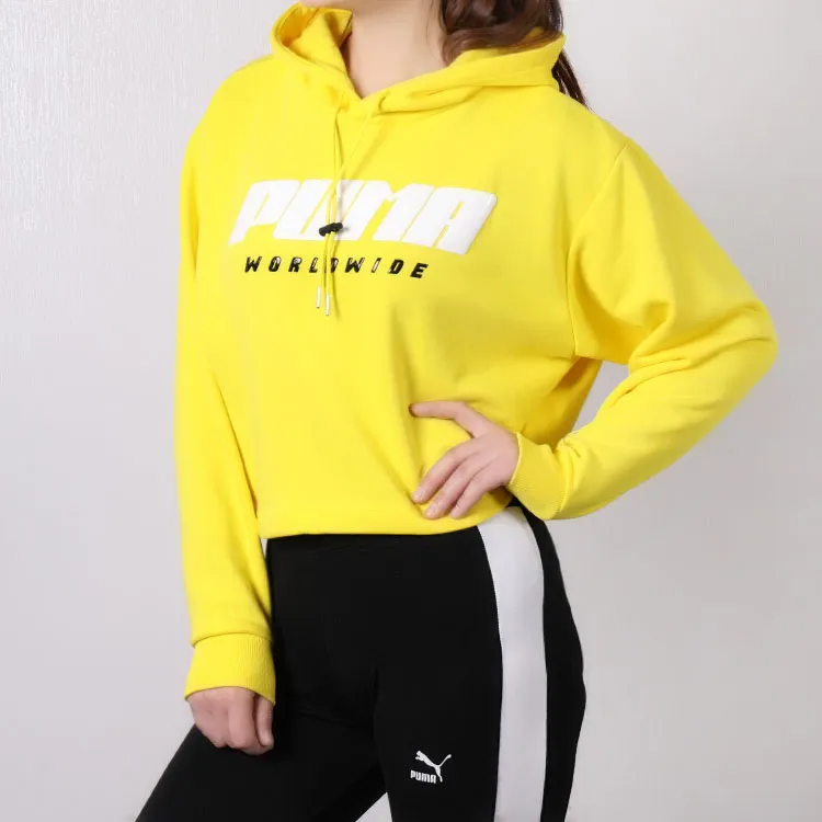 PUMA Sweatshirts Unisex Yellow-5