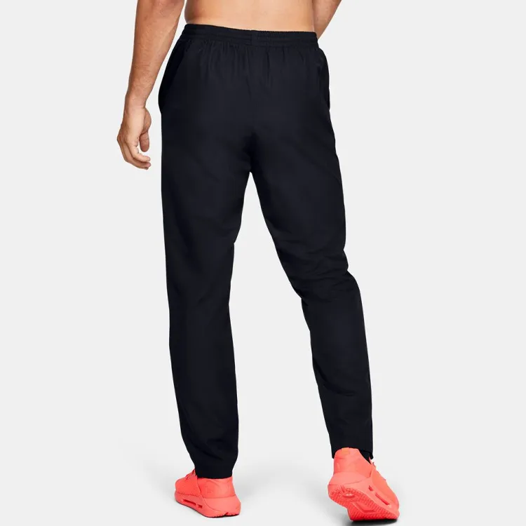 Under Armour Woven Collection Knitted Sports Pants Men's Black-4