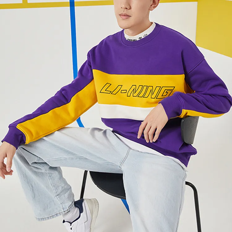 LINING Sweatshirts Unisex New Lakers Purple-2