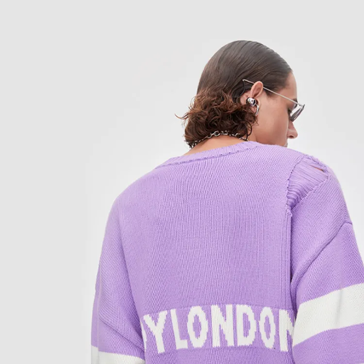 Boy London Sweaters Unisex Purple-4