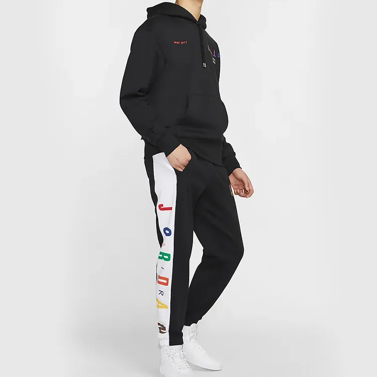 Jordan Knitted Sweatpants Men's Black-4
