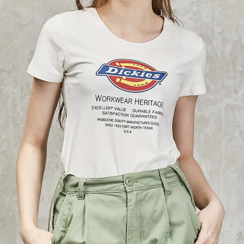 Dickies Straight T-Shirt Women's White-2