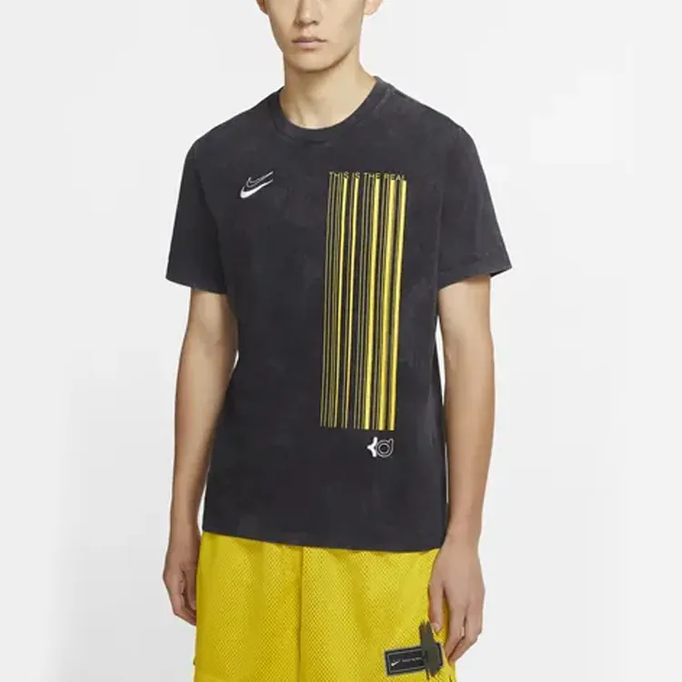 Nike Set in Sleeve T Shirt Men's Black Asia Version-2