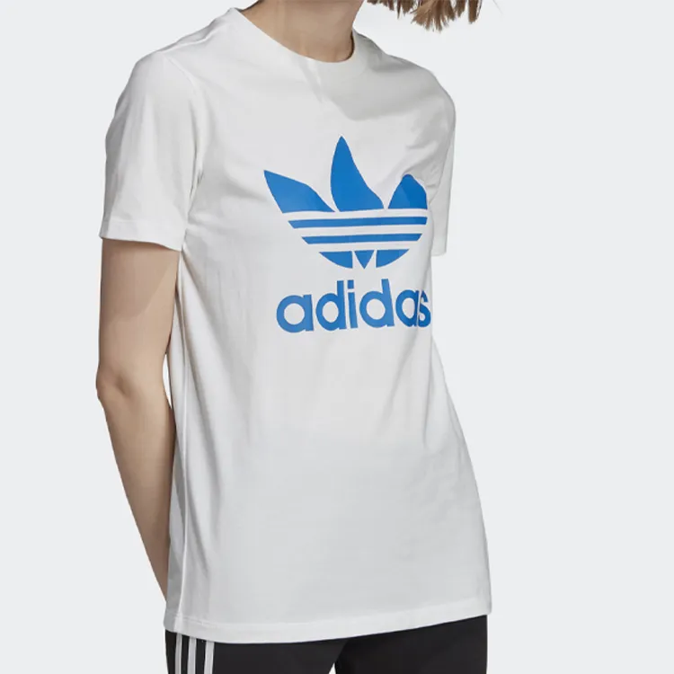 Adidas Originals Set in Sleeve T Shirt Women's White-2