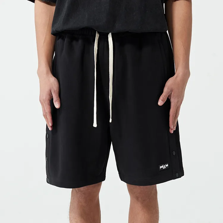 CHINISM Casual Shorts Unisex Black-2