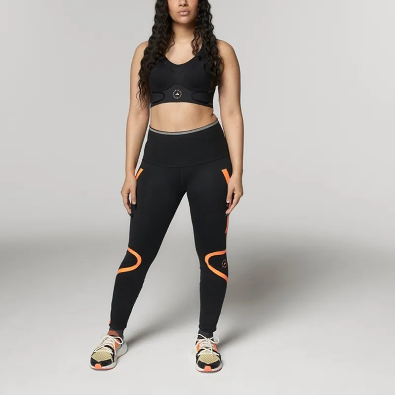 Adidas Sports Pants Women's Black Orange-5