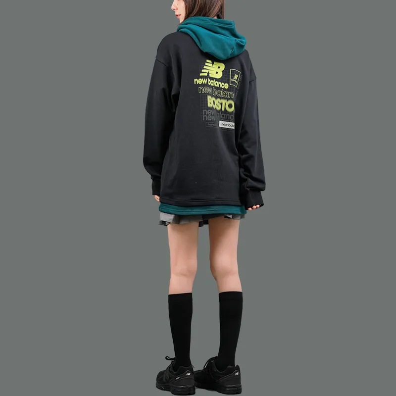 New Balance Sweatshirts Unisex Black-3