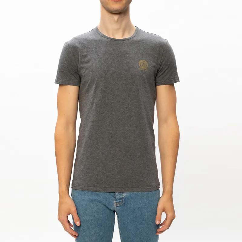 VERSACE T Shirts Men Gray-2