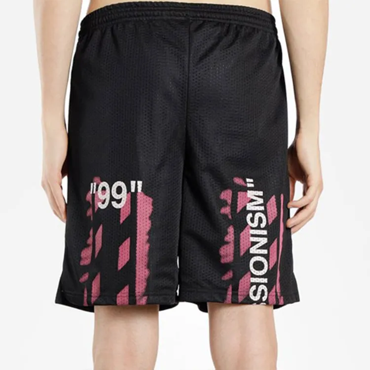 OFF WHITE SS19 Casual Shorts Men's Black Pink-3