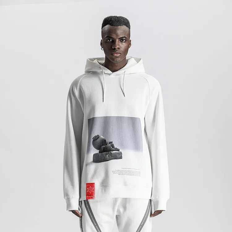 NORVINCY Sweatshirts Unisex White-2