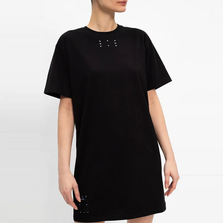 McQ Alexander McQueen Short Sleeved Dresses Women's Black-3
