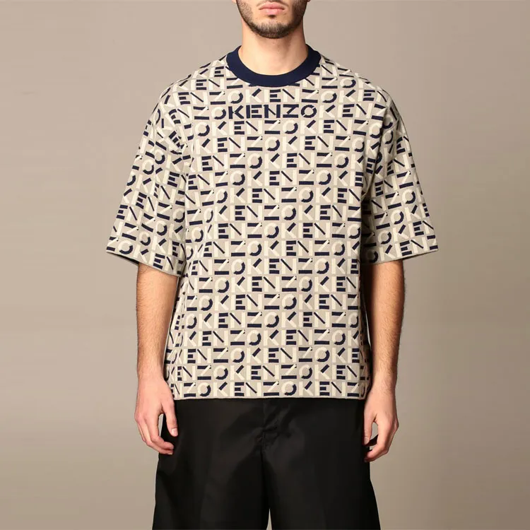 KENZO T Shirts Men Gray-3