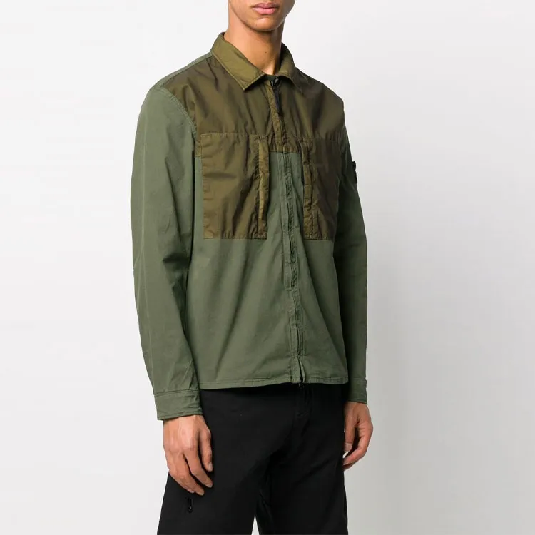 STONE ISLAND Jackets Coats Men's Army Green-1