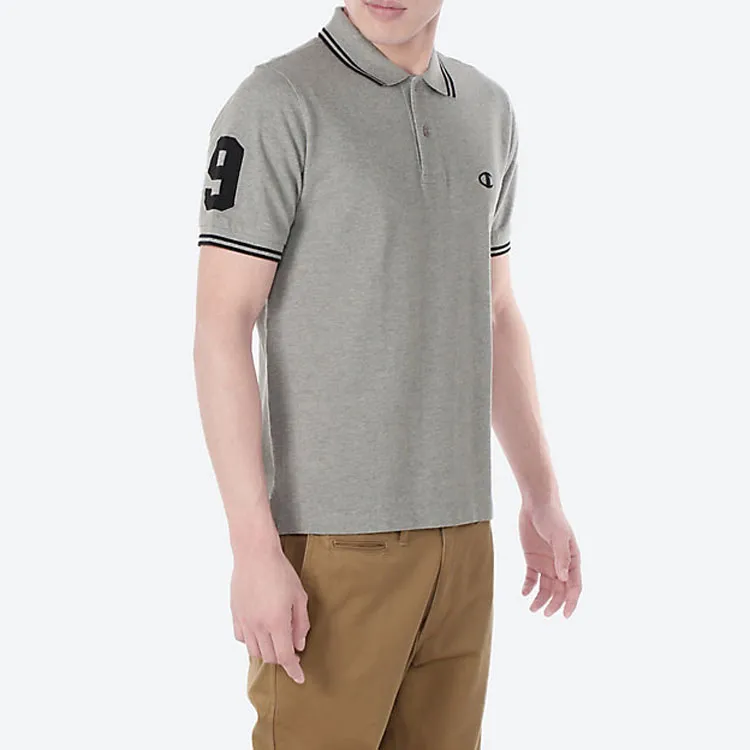 Champion Polo Shirts Unisex Oxford Gray-2
