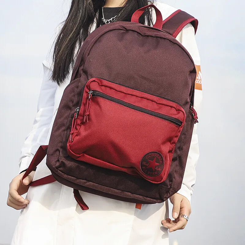Converse Polyester Backpack Regular Unisex Red-3