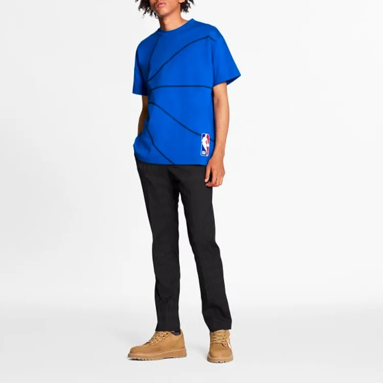 LOUIS VUITTON X Nba Embroidery Detail T Shirt-3