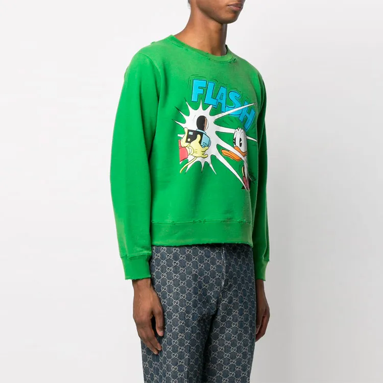 GUCCI X Disney Donald Duck Sweatshirt Green/Multi-7