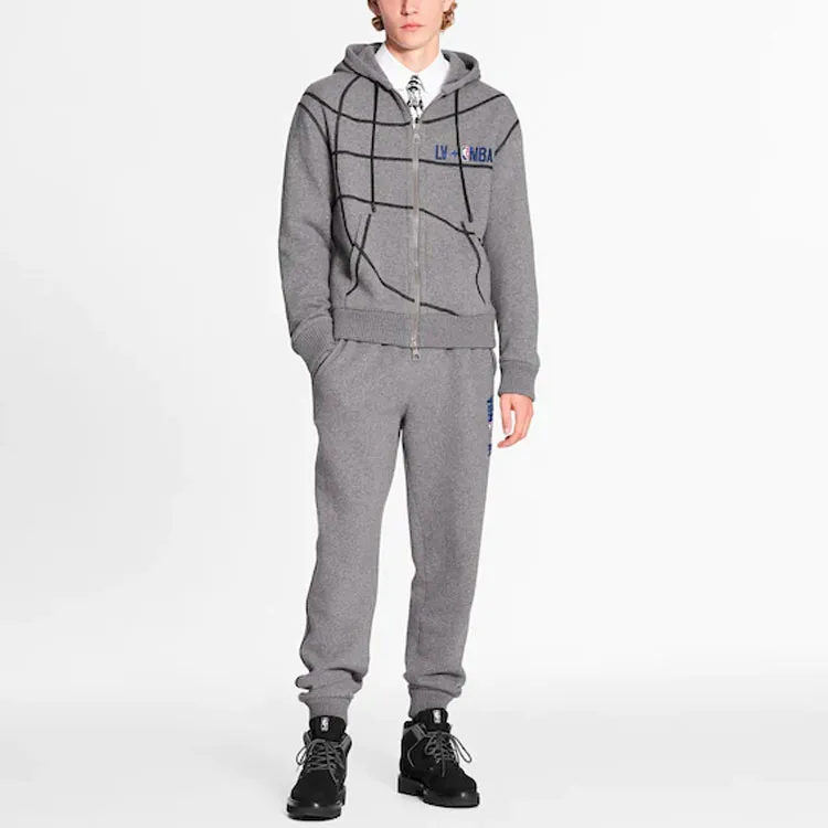 LOUIS VUITTON x Nba Sweatshirt Men's Gray-1