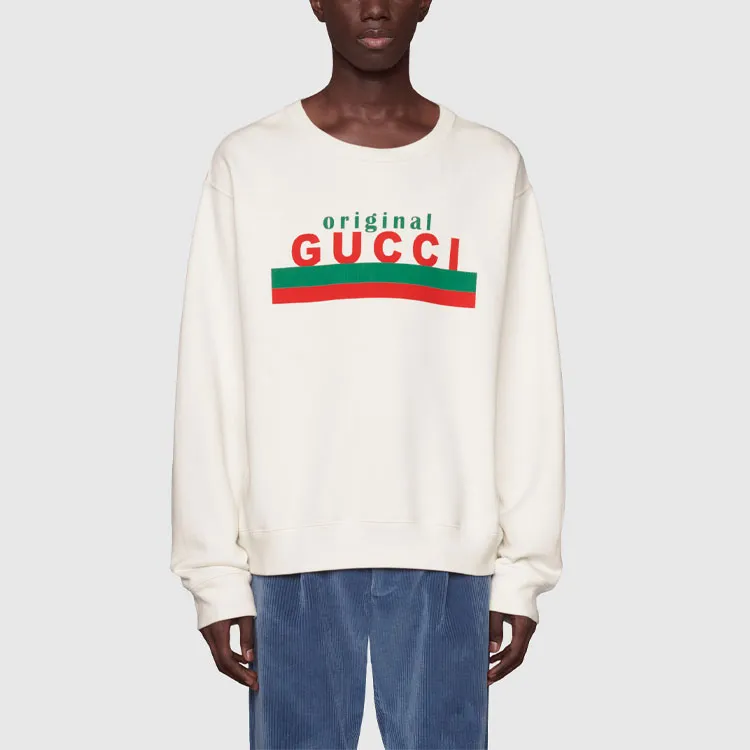 GUCCI Sweatshirts Men White-2