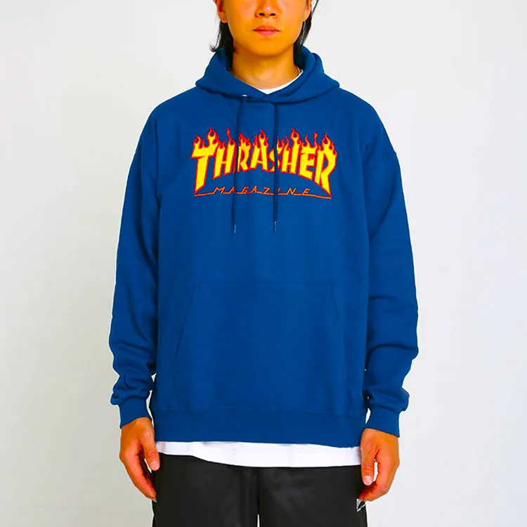 Thrasher Sweatshirts Unisex Blue-3