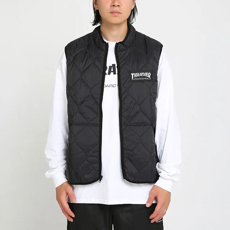 Thrasher Vest US Version Unisex Black-4