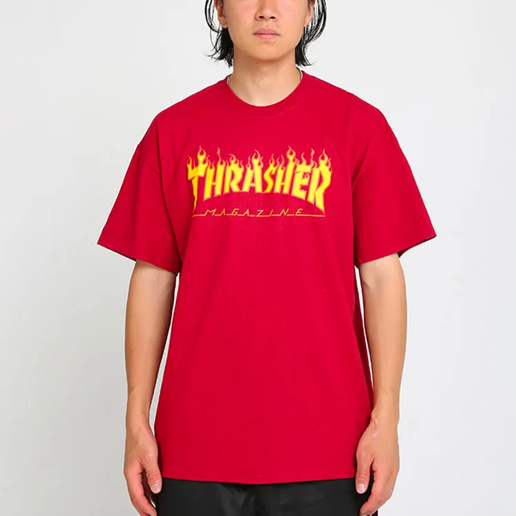 Thrasher T Shirts Unisex Red-2