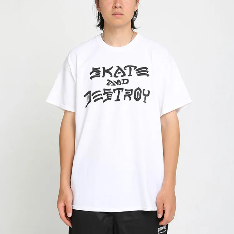 Thrasher T Shirt US Version Unisex White-2
