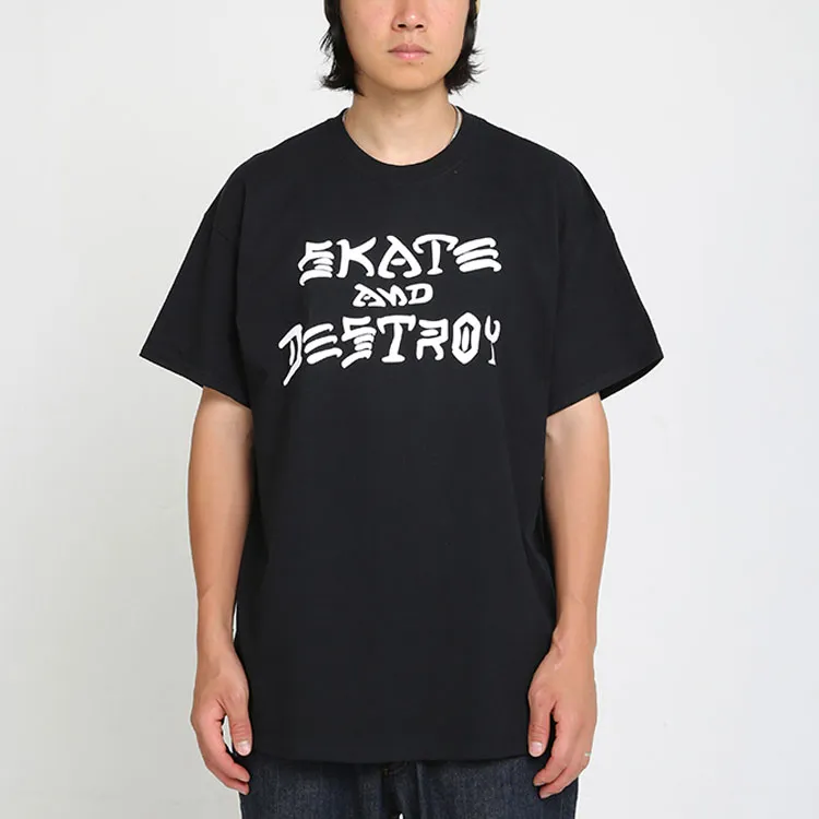 Thrasher T Shirt US Version Unisex Black-5