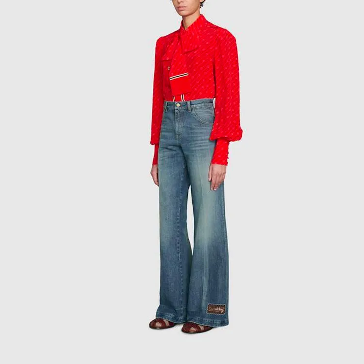 GUCCI Jeans Men Blue-1