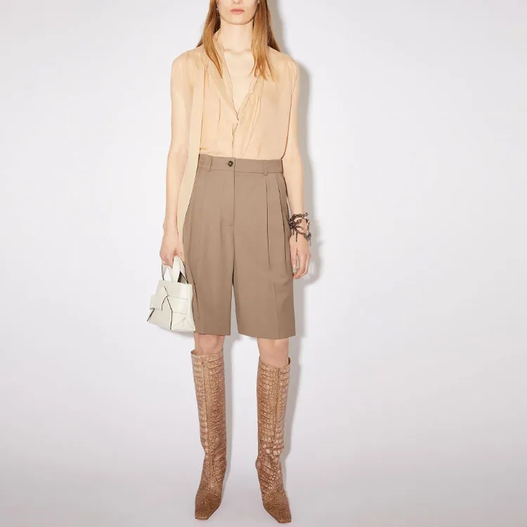 Acne Studios Casual Shorts Women's Brown-1