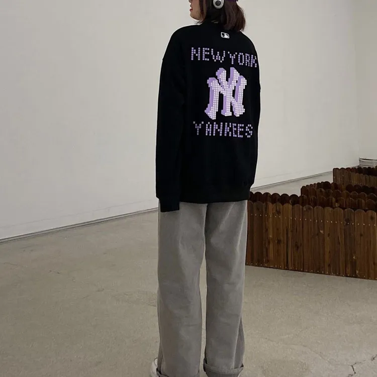 MLB New York Yankees Sweatshirts Men Black-2